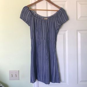 Striped Blue Hollister Dress